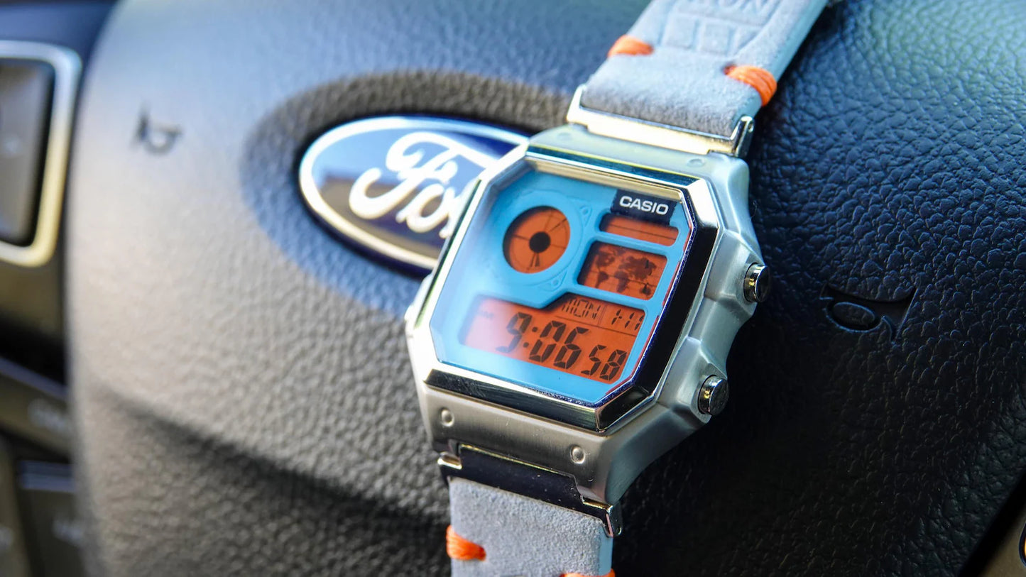 Gulf Racing Metal AE-1200 - Modified Casio Watch