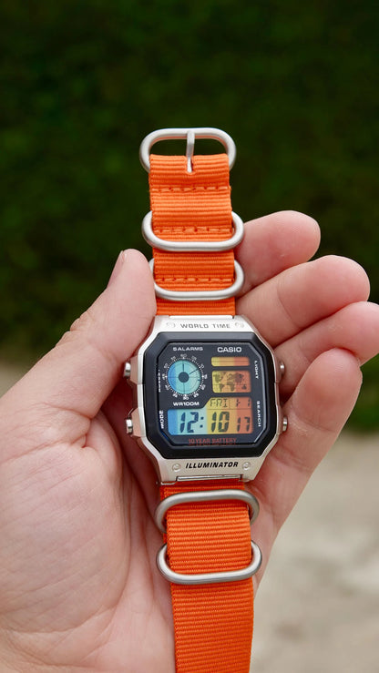 Orange Days Royale AE-1200 - Modified Casio Watch
