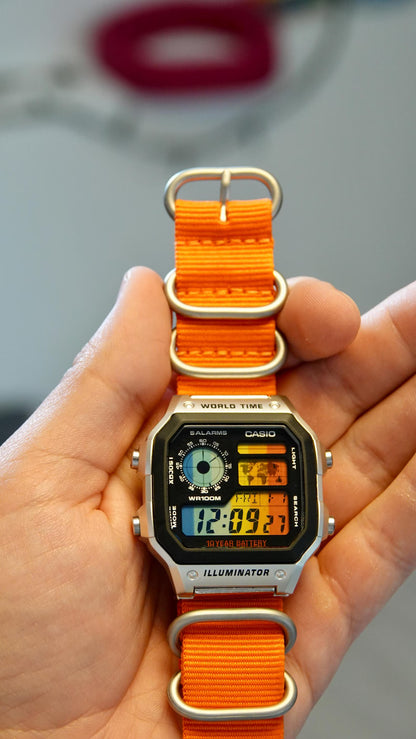 Orange Days Royale AE-1200 - Modified Casio Watch