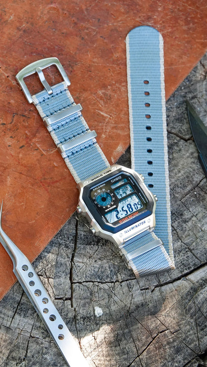 Blue Marble Royale AE-1200 - Modified Casio Watch
