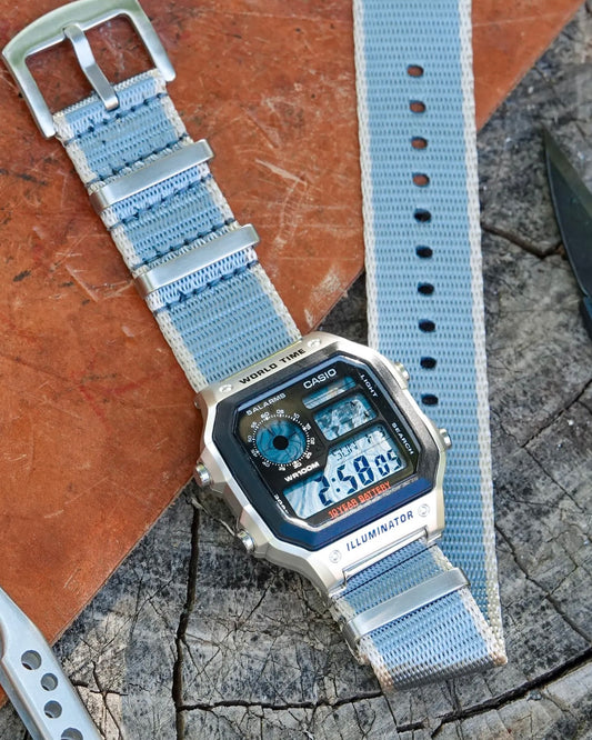 Blue Marble Royale AE-1200 - Modified Casio Watch