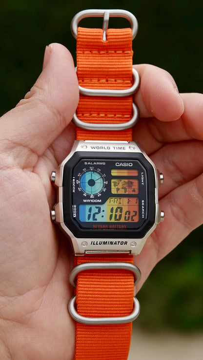 Orange Days Royale AE-1200 - Modified Casio Watch