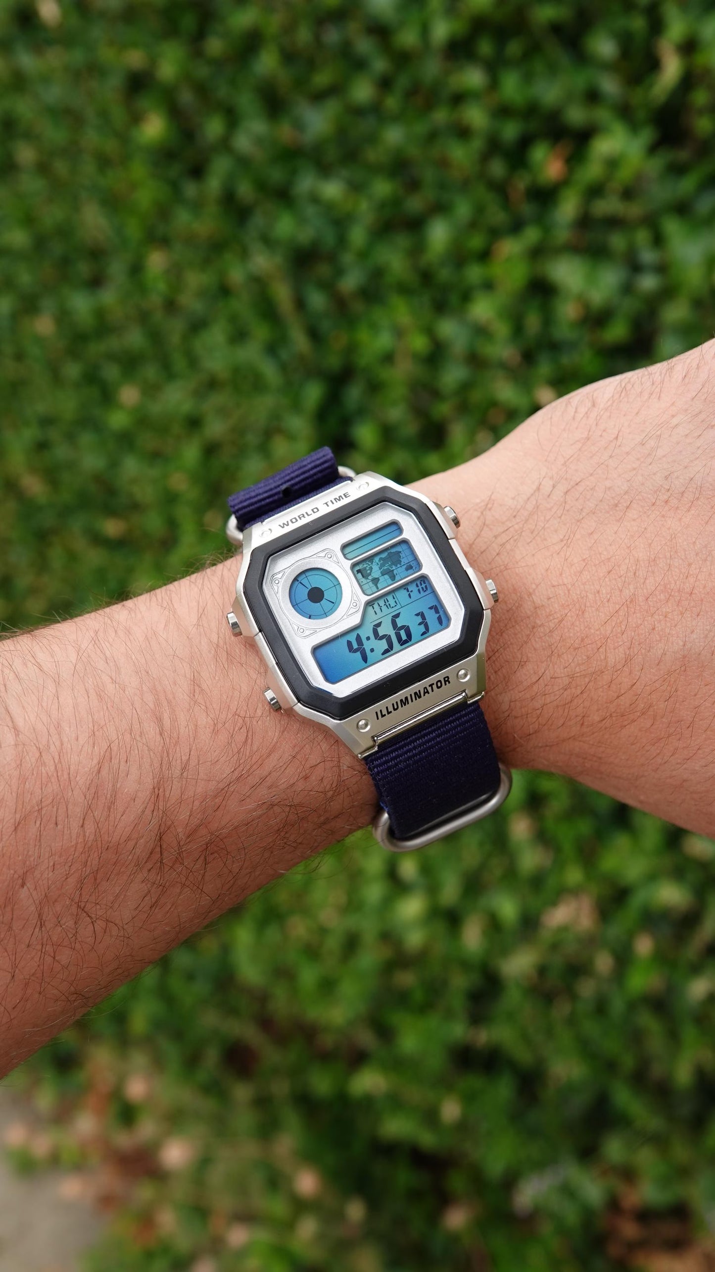 Polar Blue V2 AE-1200 - Modified Casio Watch