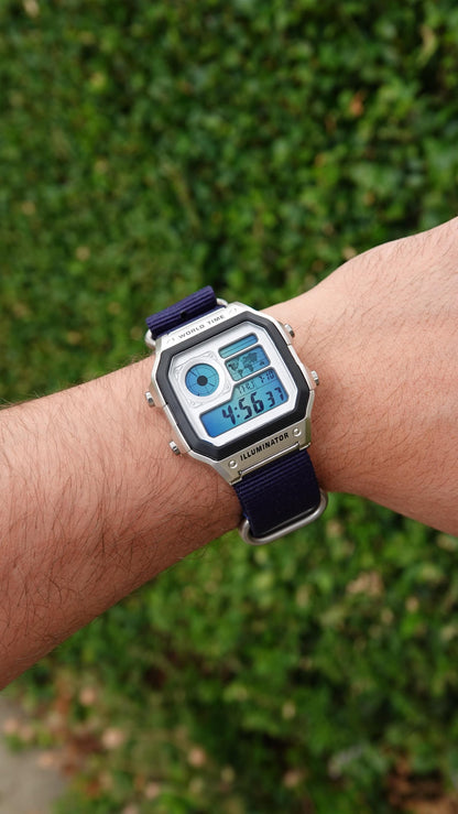 Polar Blue V2 AE-1200 - Modified Casio Watch