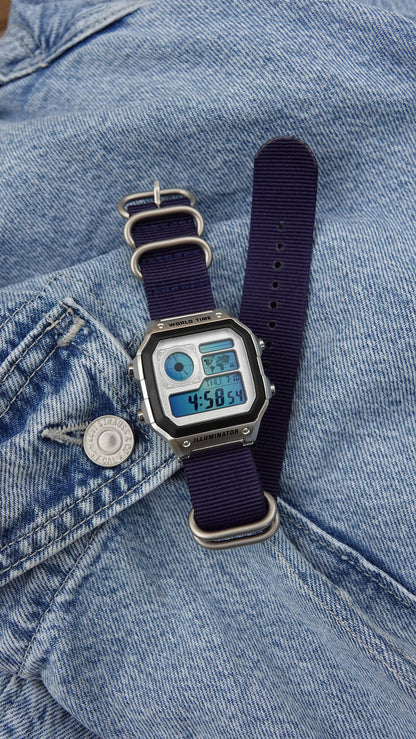 Polar Blue V2 AE-1200 - Modified Casio Watch
