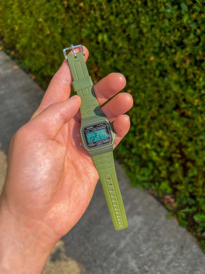 Combat Olive Green F-91 - Modified Casio Watch