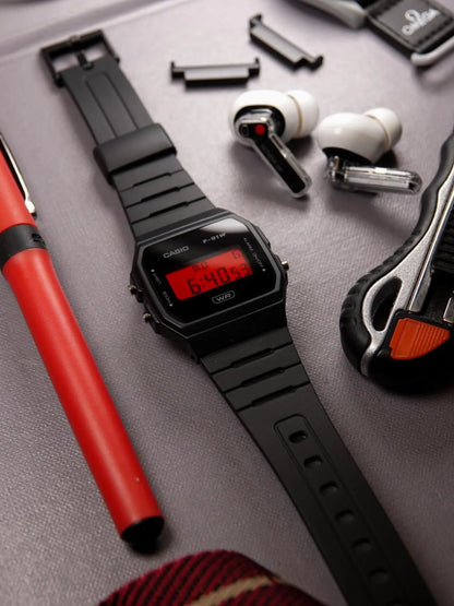 Shutter RED F-91 - Modified Casio Watch