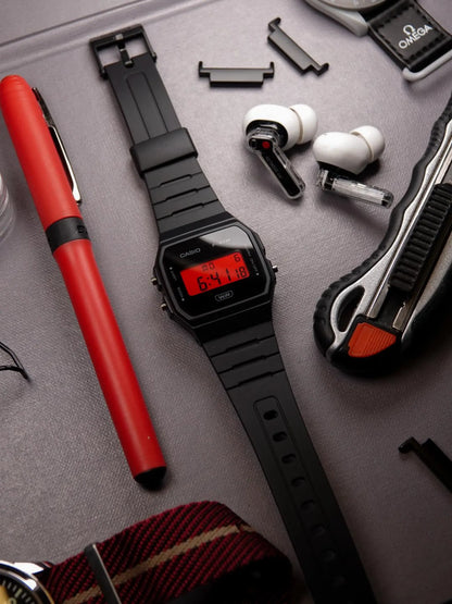 Shutter RED F-91 - Modified Casio Watch