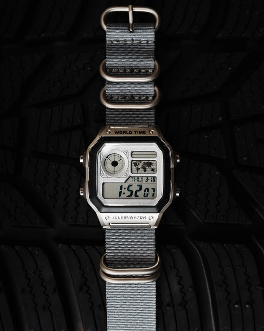 Polar Blue Royale AE-1200 – Modifizierte Casio-Uhr