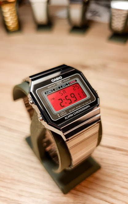 Full Red A700 - Modified Casio Watch