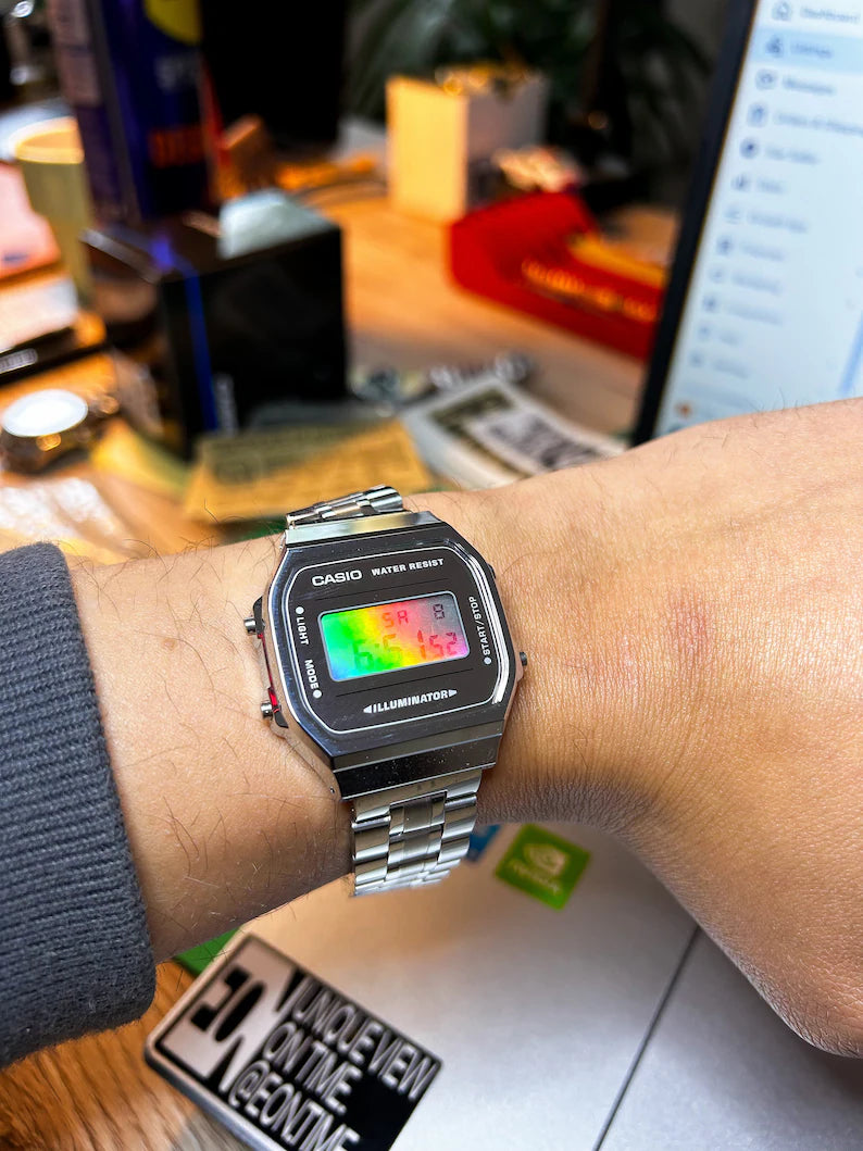 Mirror Chameleon A168 - Modified Casio Watch