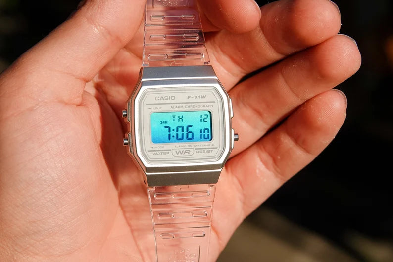 Sea Blue F-91 - Modified Casio Watch