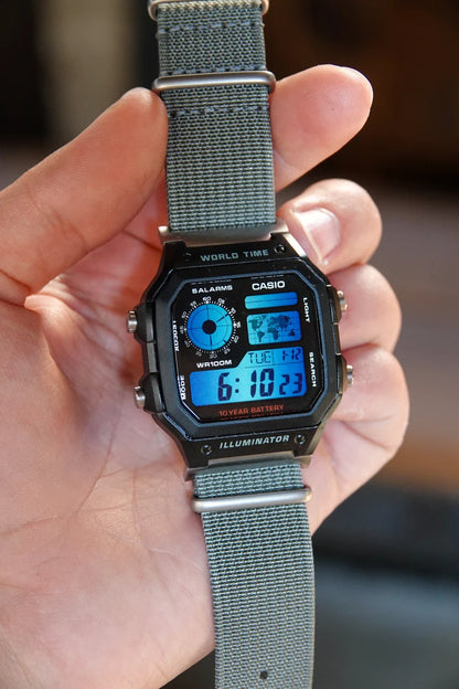 Polar Blue Royale AE-1200 - Modified Casio Watch