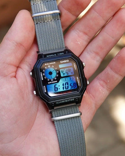 Polar Blue Royale AE-1200 - Modified Casio Watch