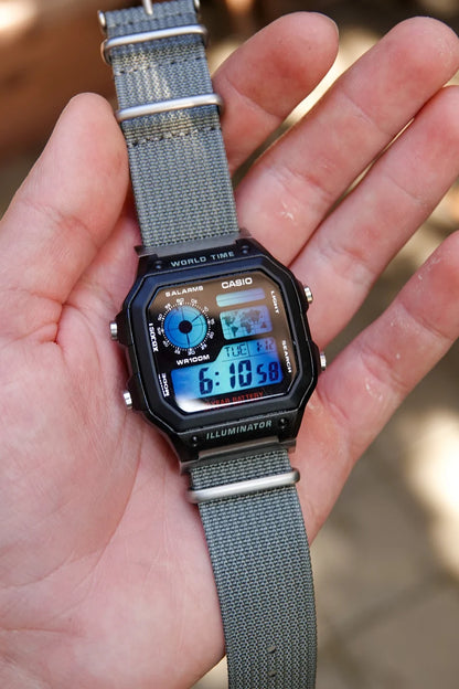 Polar Blue Royale AE-1200 - Modified Casio Watch