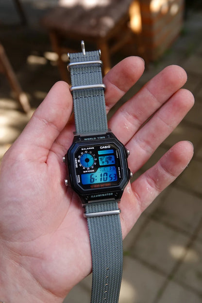Polar Blue Royale AE-1200 - Modified Casio Watch