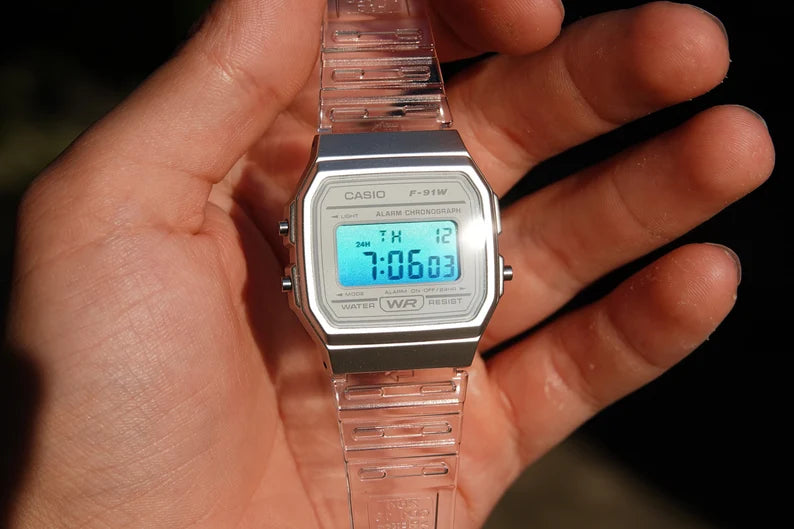 Sea Blue F-91 - Modified Casio Watch