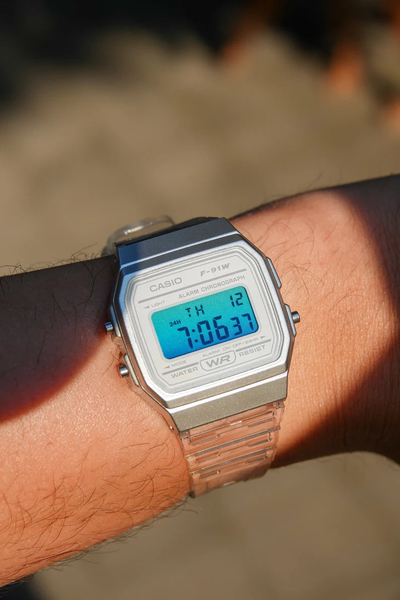 Sea Blue F-91 - Modified Casio Watch