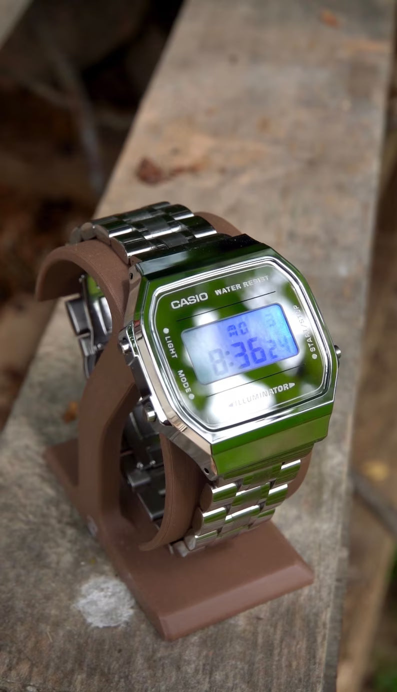 Mirror Chameleon A168 - Modified Casio Watch