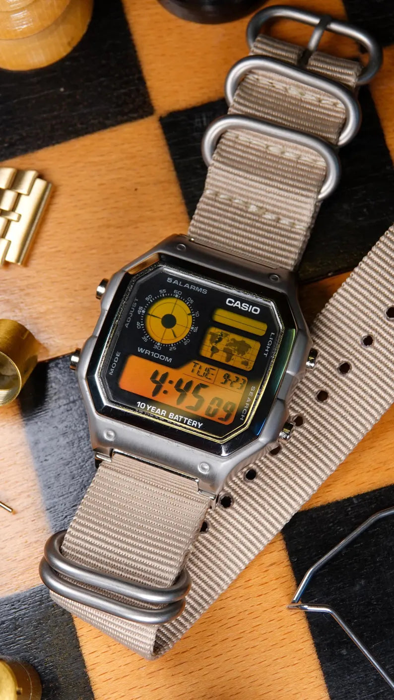 Sunset Metal Royale AE-1200 - Modified Casio Watch