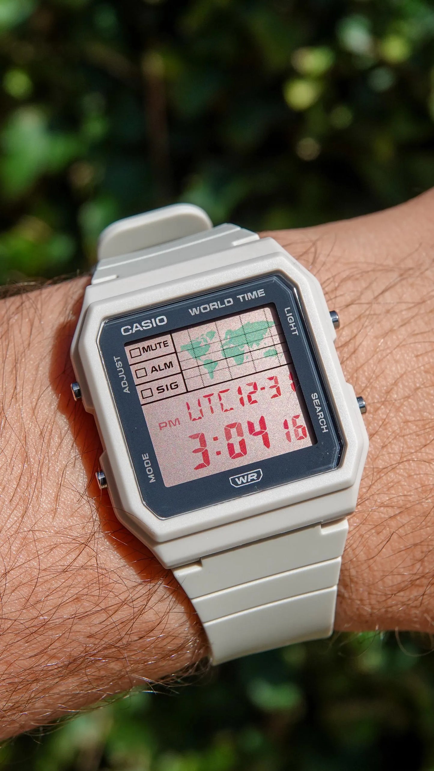 Strawberry White LF-30W - Modified Casio Watch