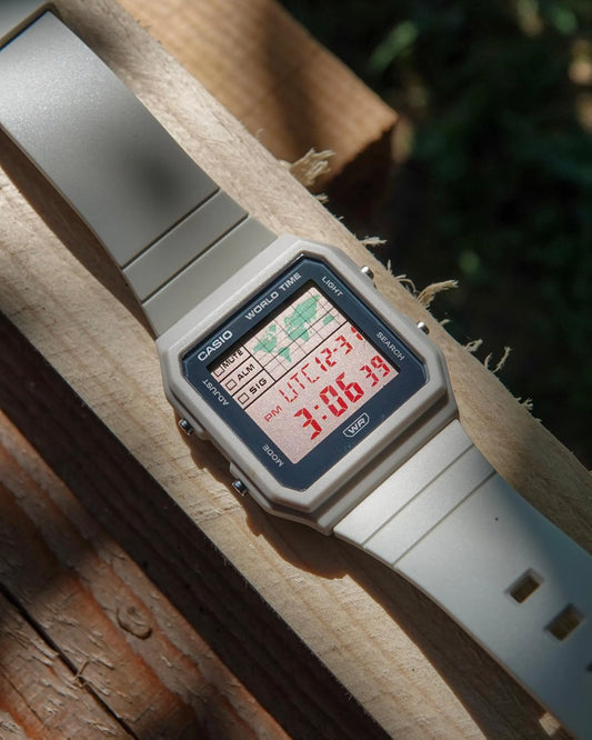 Strawberry White LF-30W - Modified Casio Watch
