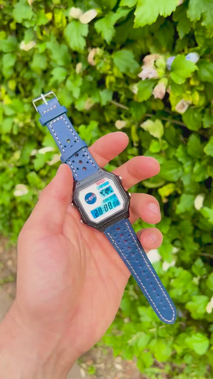 Polar Blue Launch Control Royale AE-1200 - Modified Casio Watch
