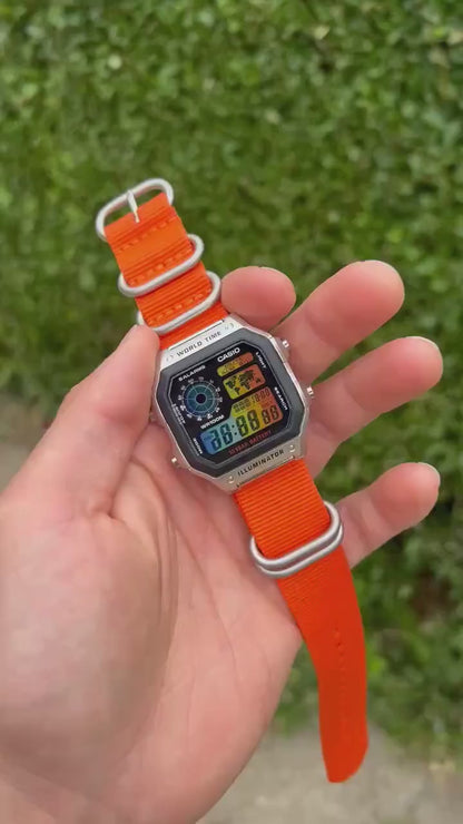 Orange Days Royale AE-1200 - Modified Casio Watch