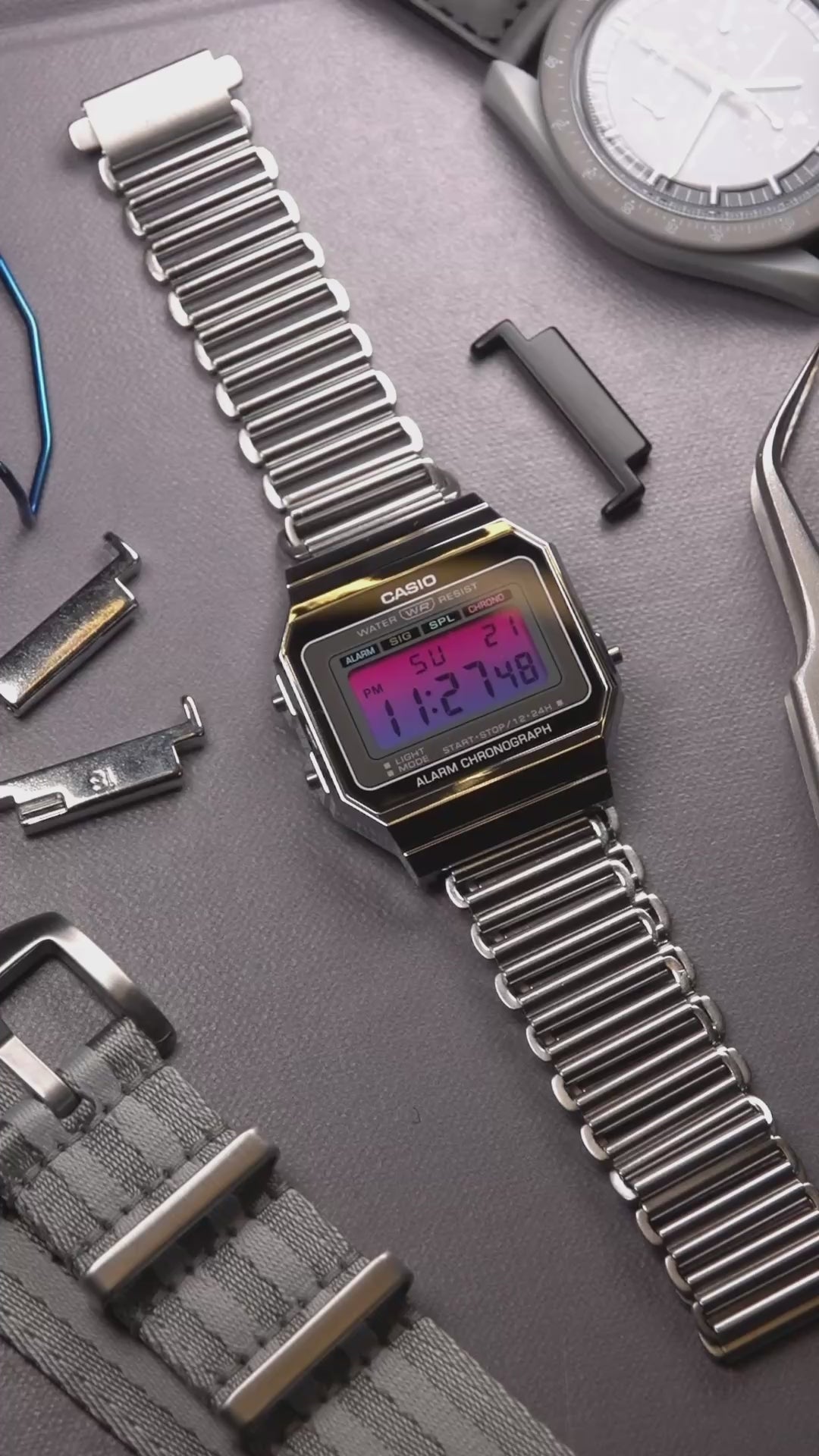 Miami Link A700 - Modified Casio Watch – Ura Watches