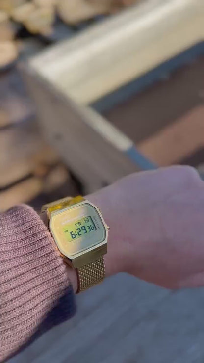 Gold Mesh A168 - Modified Casio Watch