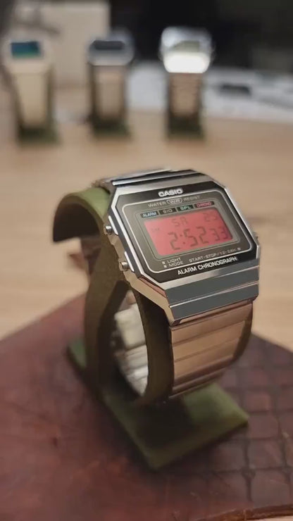 Full Red A700 - Modified Casio Watch