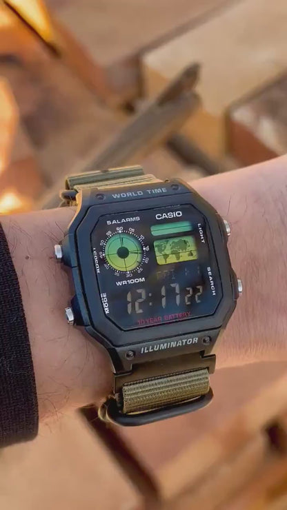 Forest Royale AE-1200 - Modified Casio Watch