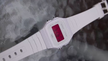 Pink White F-91 - Modified Casio Watch
