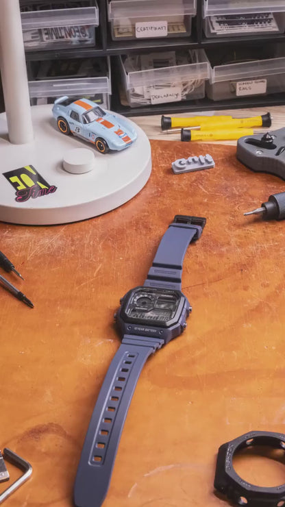 Gulf Racing Metal AE-1200 - Modified Casio Watch